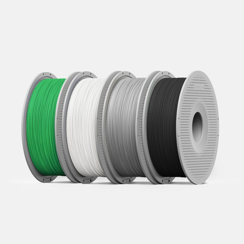 Bambu Lab PLA Basic Starter Classic Pack (Filament with spool, Silver)